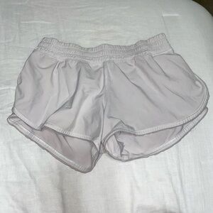 White lululemon shorts size 6